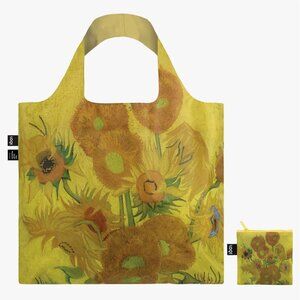 LOQI VINCENT VAN GOGH Sunflowers Recycled Bag